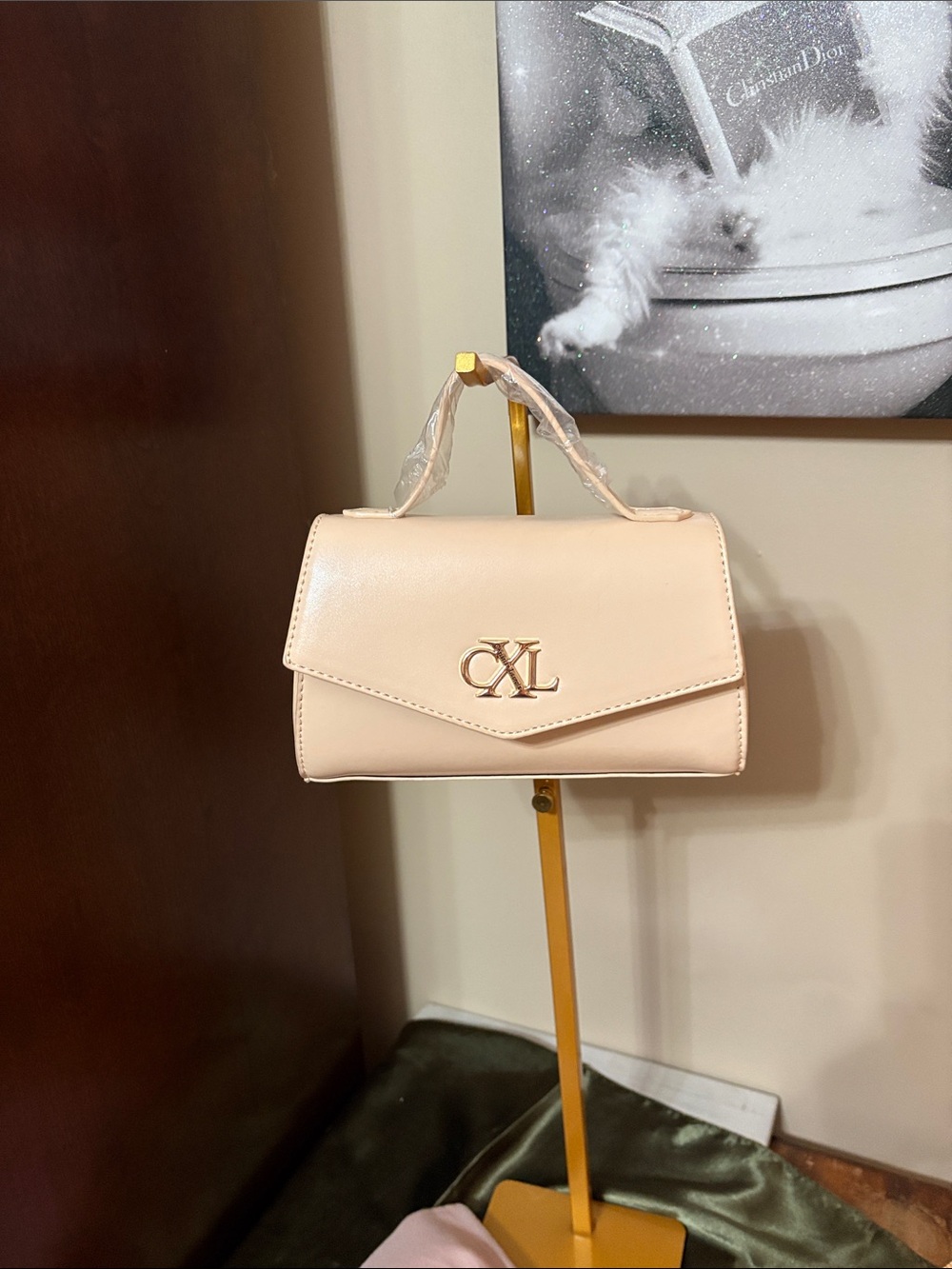 Cream Top-Handle Women’s Bag